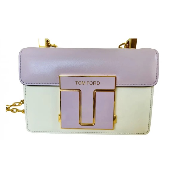 Tom Ford Handbags - Tom Ford Lavender and Cream Crossbody Bag